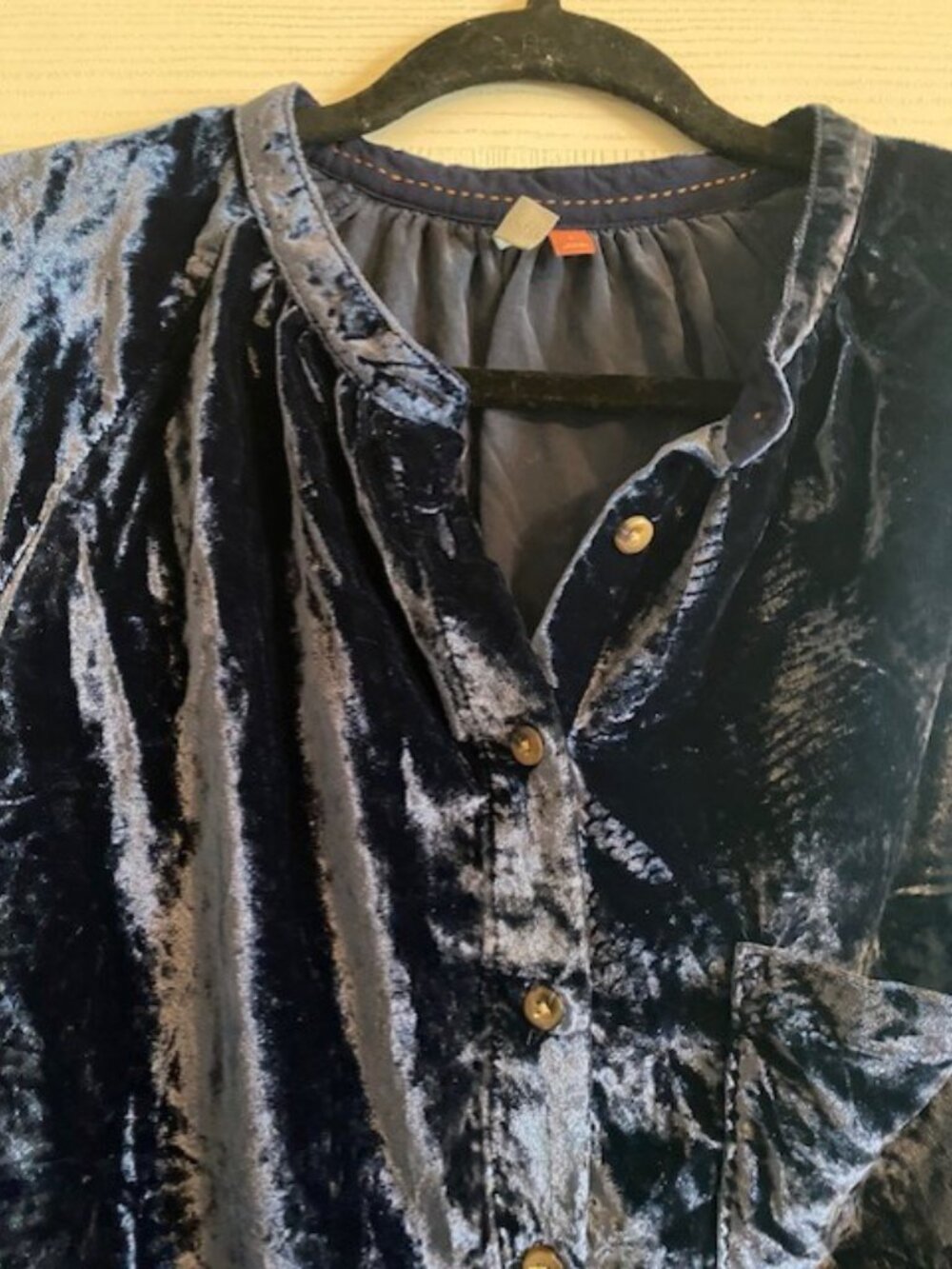 Pilcro Velvet Blouse - Picture 2 of 3